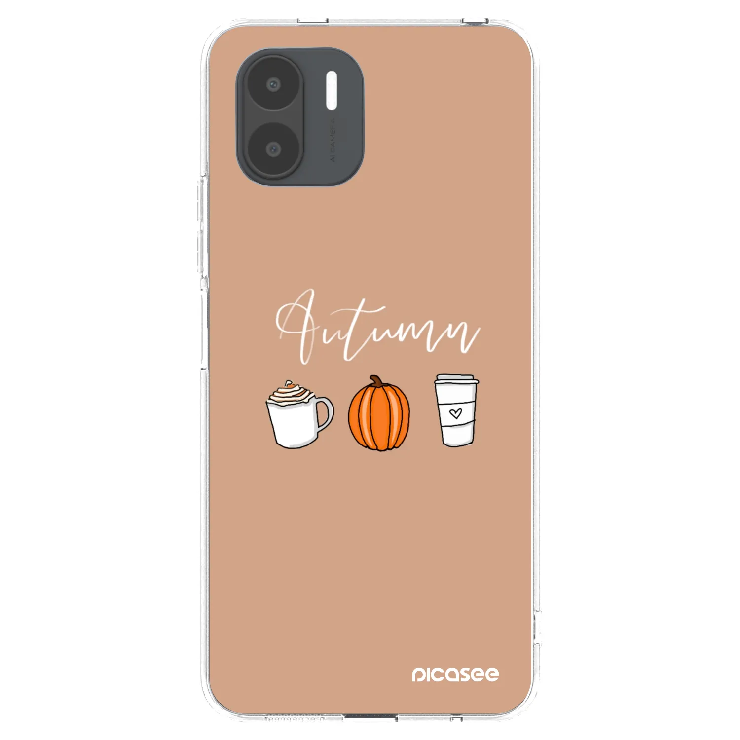 Picasee silikonowe przeźroczyste etui na Xiaomi Redmi A2 - Autumn