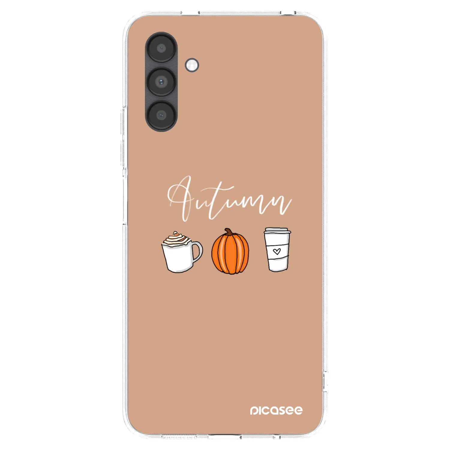 Picasee silikonowe przeźroczyste etui na Samsung Galaxy A04s A047F - Autumn