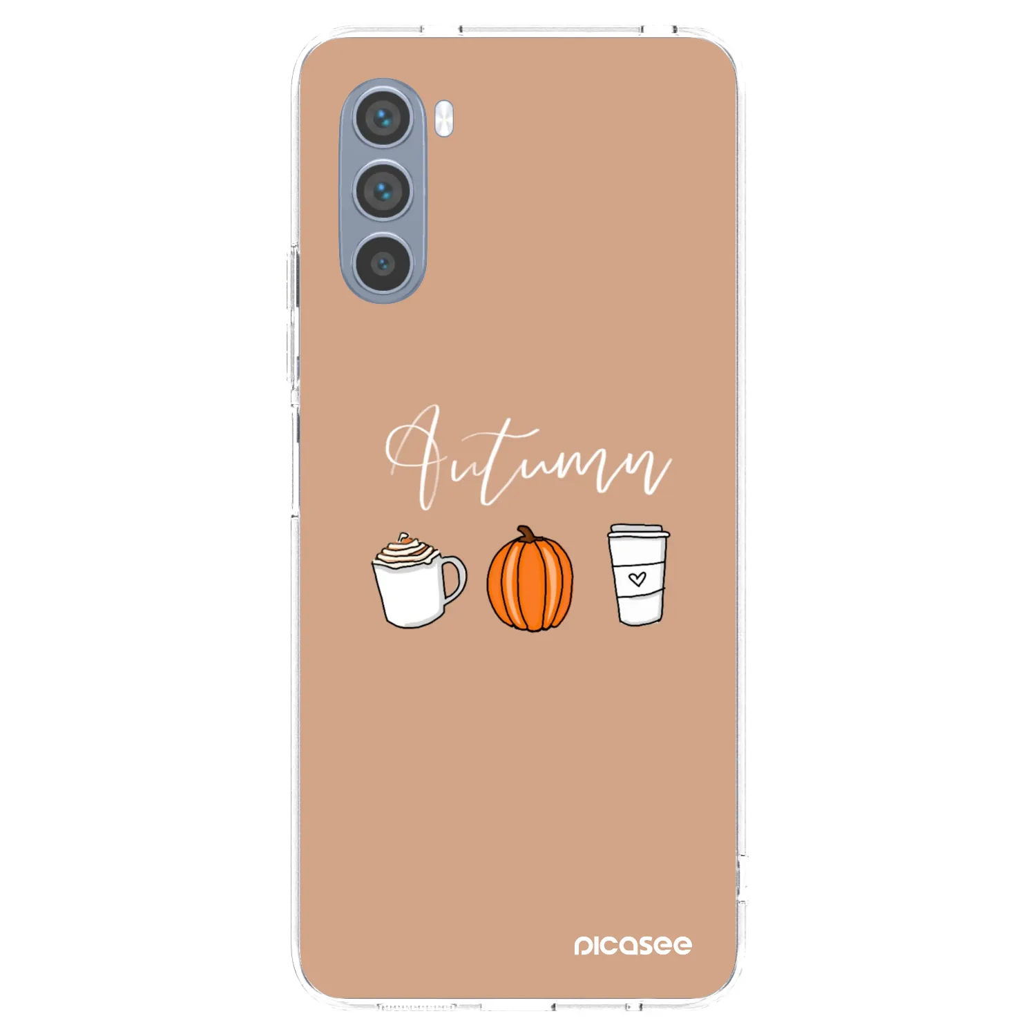 Picasee silikonowe przeźroczyste etui na Motorola Moto G62 - Autumn