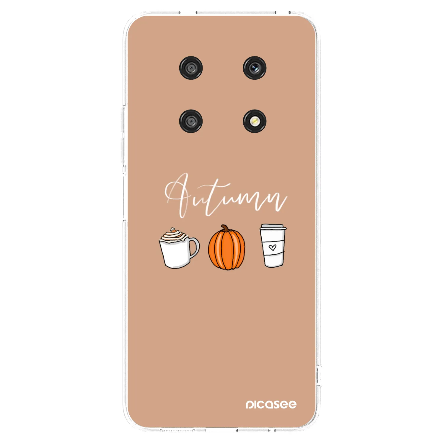 Picasee silikonowe przeźroczyste etui na Honor Magic4 Lite 5G - Autumn
