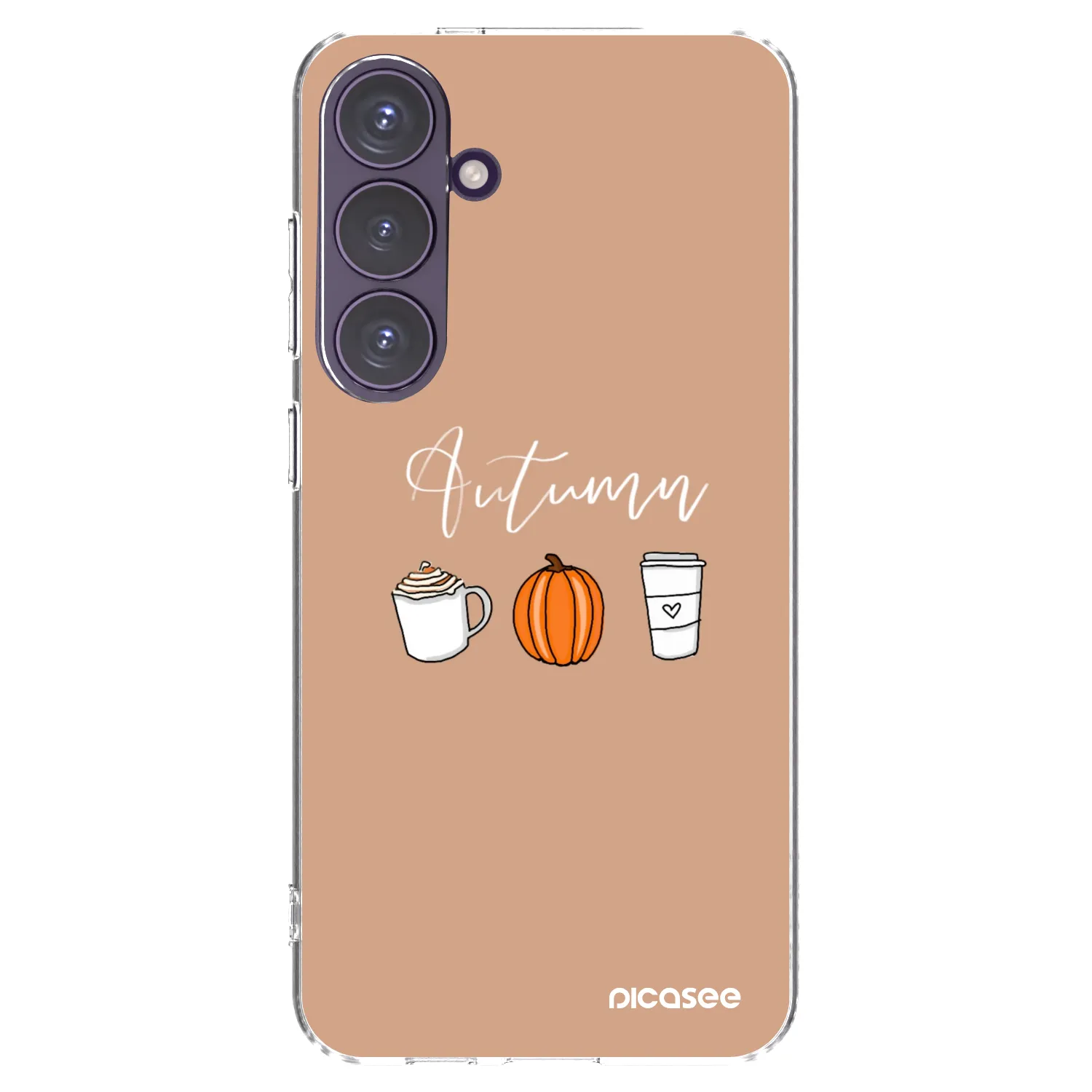Picasee silikonowe przeźroczyste etui na Samsung Galaxy S24+ S926B 5G - Autumn