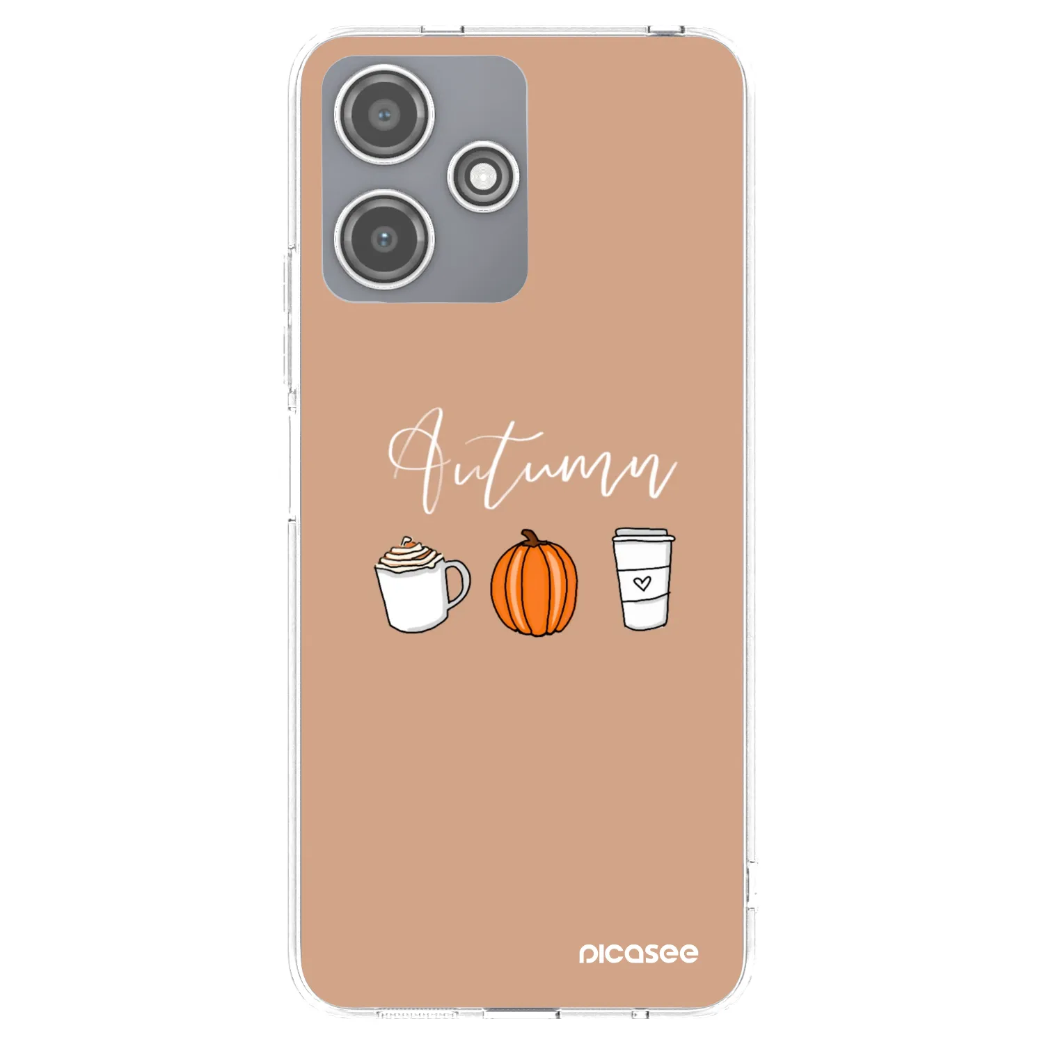 Picasee silikonowe przeźroczyste etui na Xiaomi Redmi 12 5G - Autumn