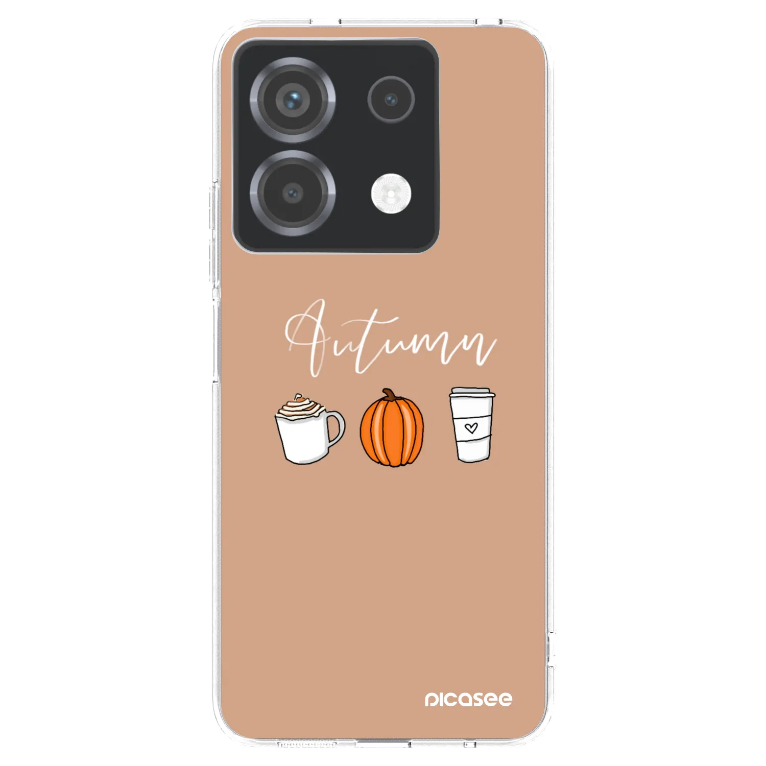Picasee silikonowe przeźroczyste etui na Xiaomi Poco X6 - Autumn