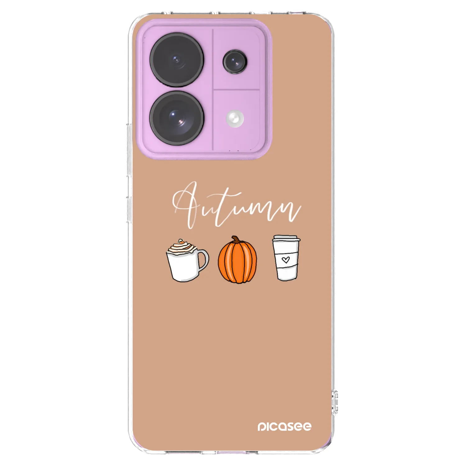 Picasee silikonowe przeźroczyste etui na Xiaomi Redmi Note 13 Pro 5G - Autumn