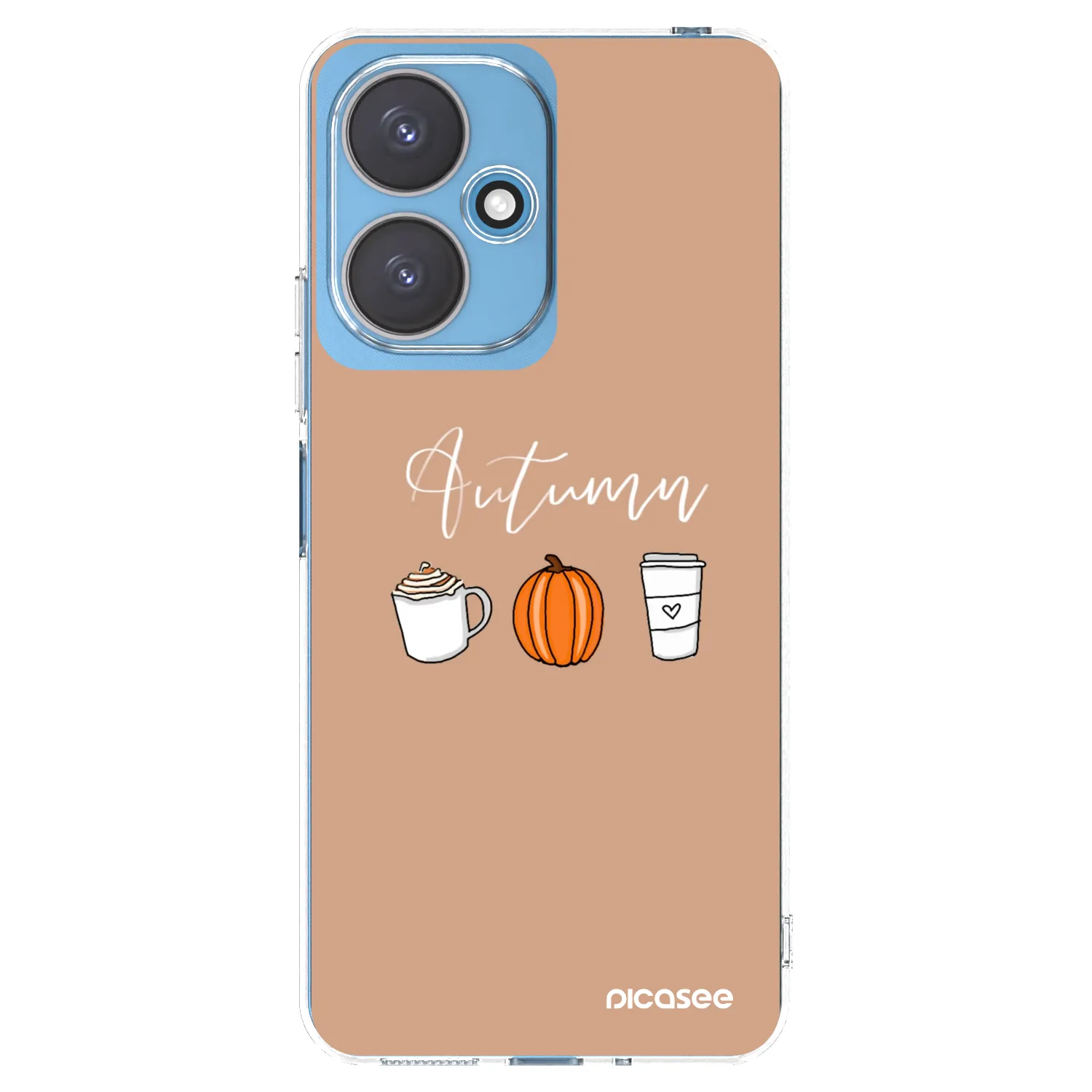 Picasee silikonowe przeźroczyste etui na Xiaomi Redmi 13C 5G - Autumn