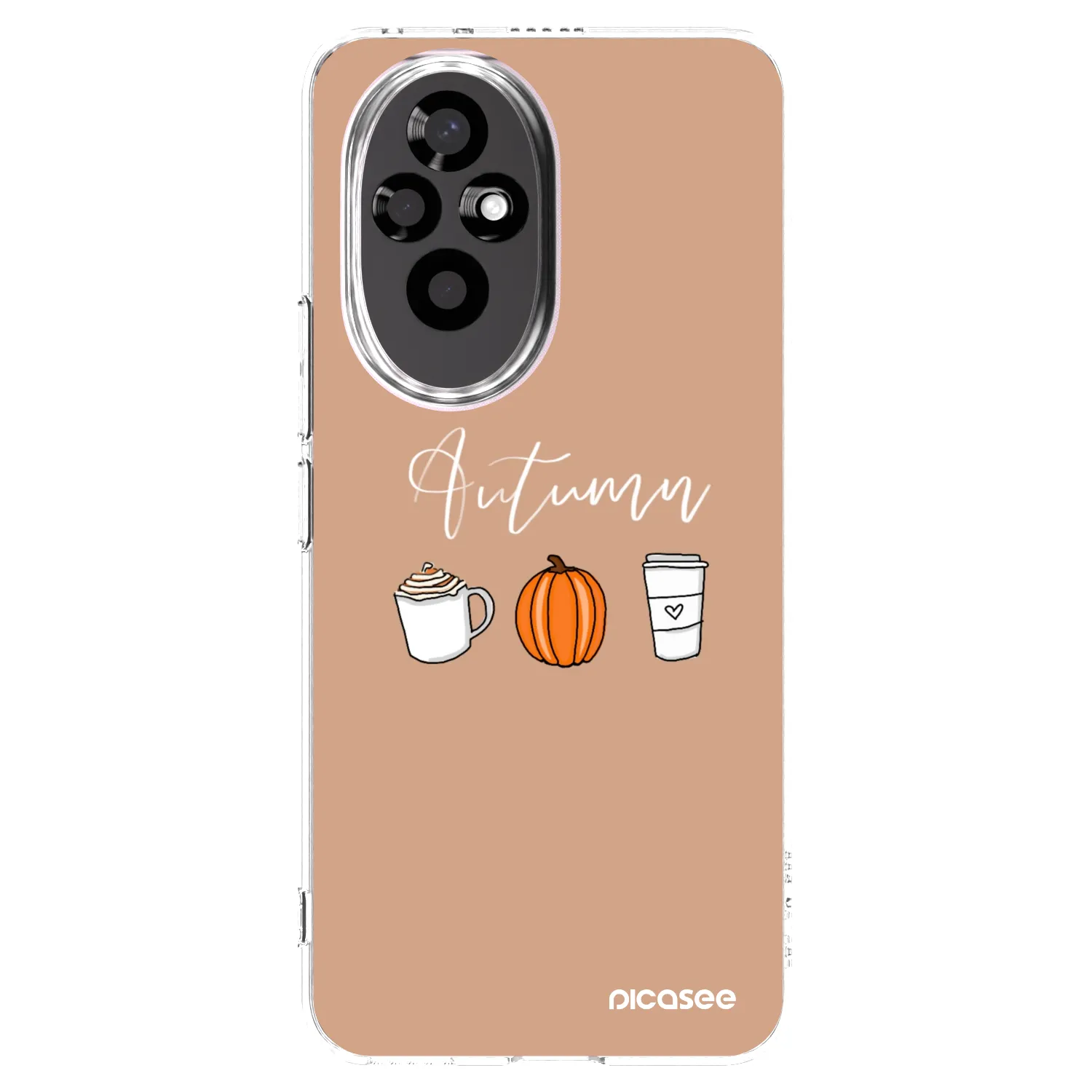 Picasee silikonowe przeźroczyste etui na Honor 200 Pro 5G - Autumn