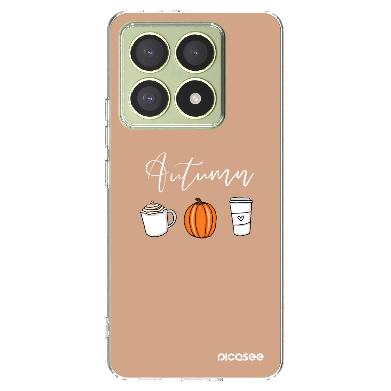 Picasee silikonowe przeźroczyste etui na Xiaomi 14T - Autumn
