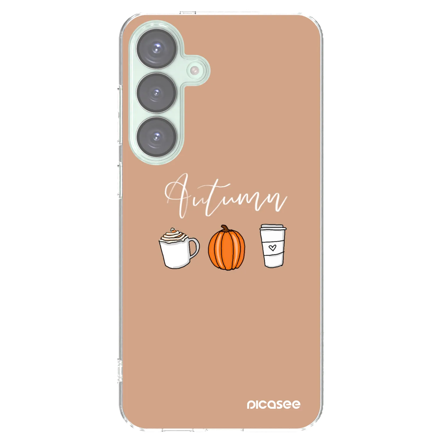 Picasee silikonowe przeźroczyste etui na Samsung Galaxy S25+ 5G - Autumn