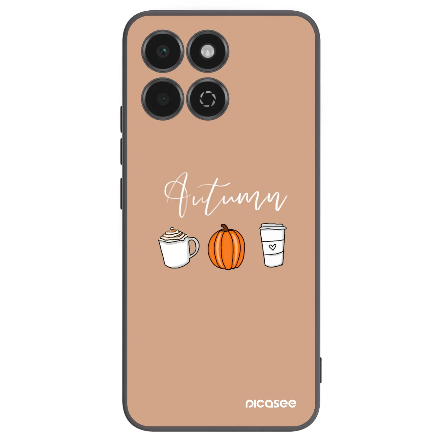 Picasee silikonowe czarne etui na Honor 200 Smart 5G - Autumn