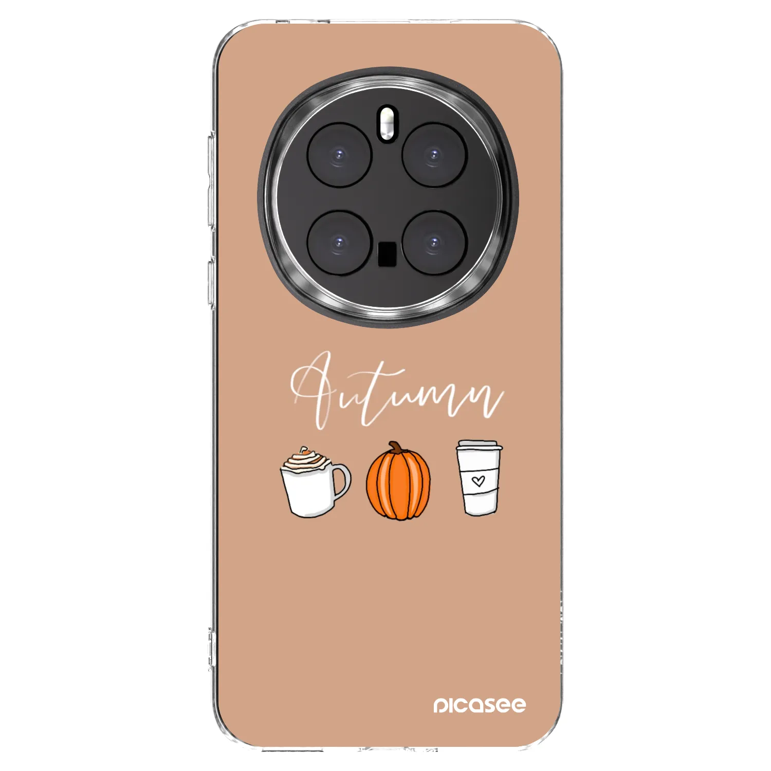 Picasee silikonowe przeźroczyste etui na Honor Magic7 Pro 5G - Autumn