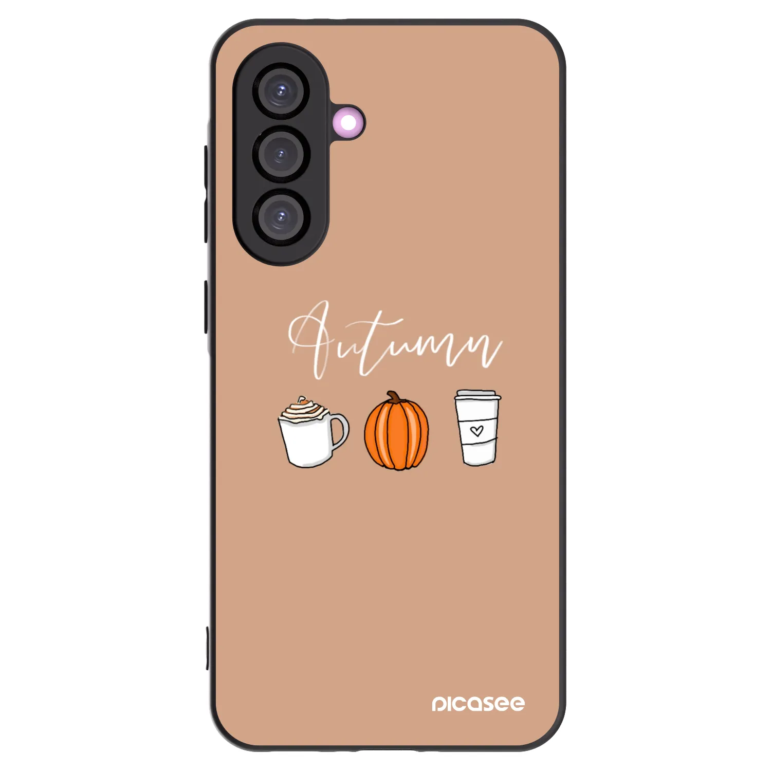 Picasee silikonowe czarne etui na Samsung Galaxy A36 5G - Autumn