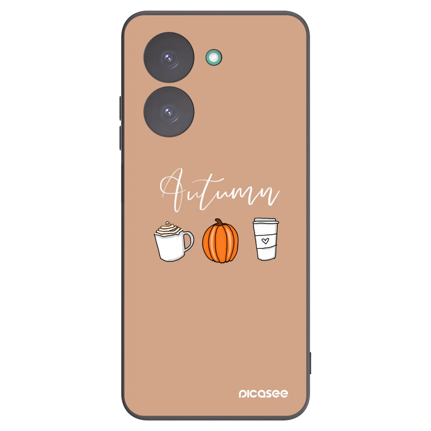 Picasee silikonowe czarne etui na Xiaomi Redmi A5 - Autumn