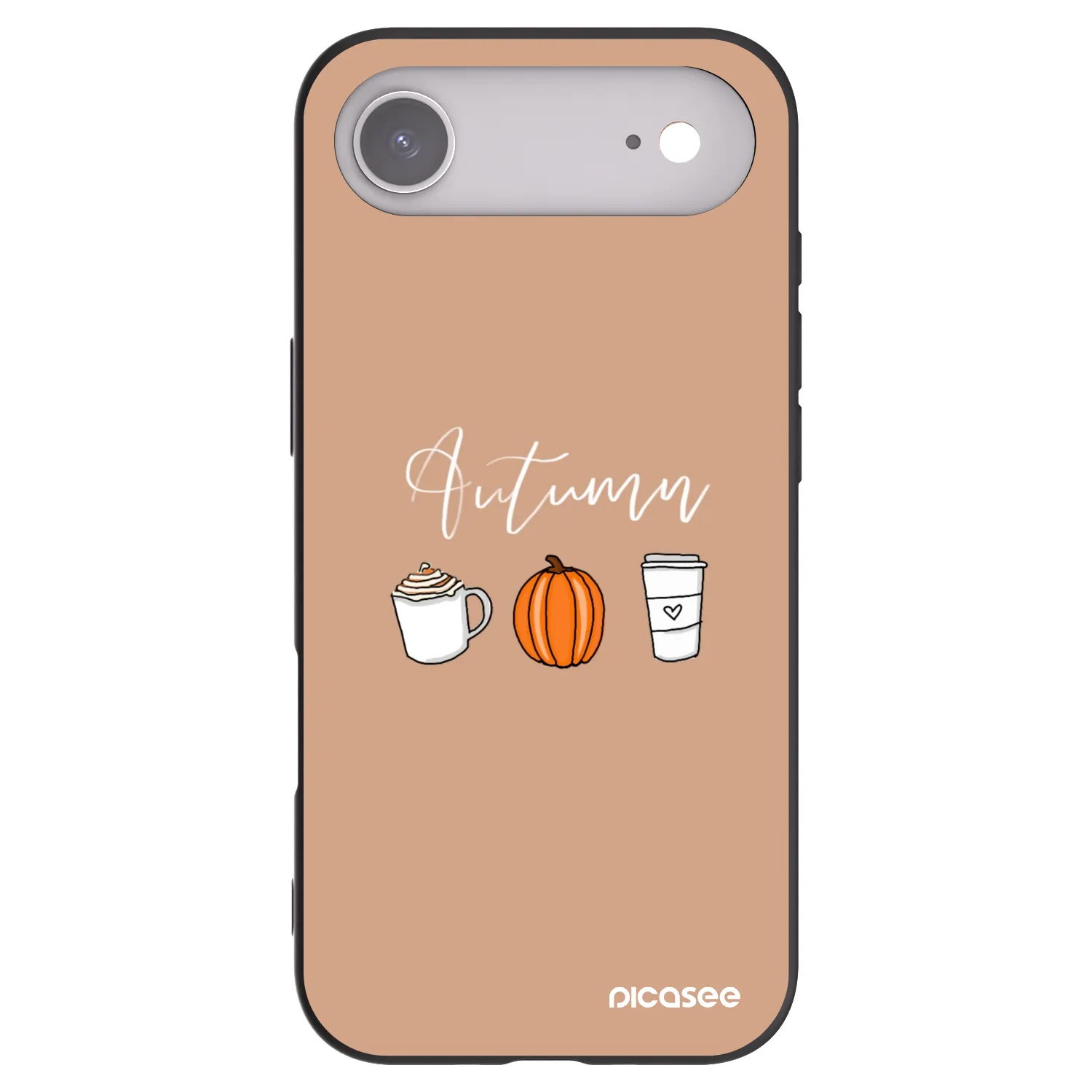 Picasee silikonowe czarne etui na Apple iPhone Air - Autumn