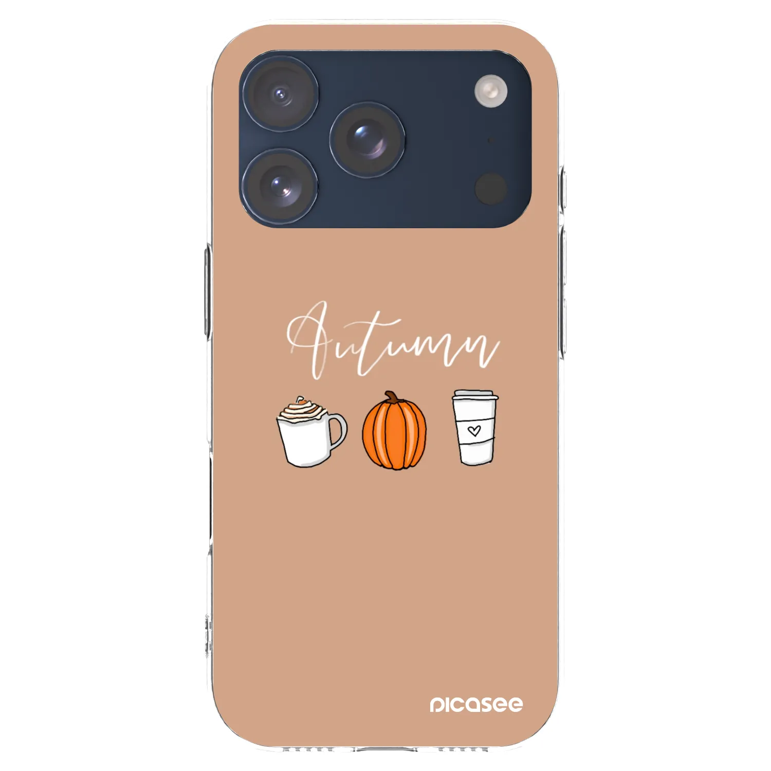 Picasee silikonowe przeźroczyste etui na Apple iPhone 17 Pro - Autumn