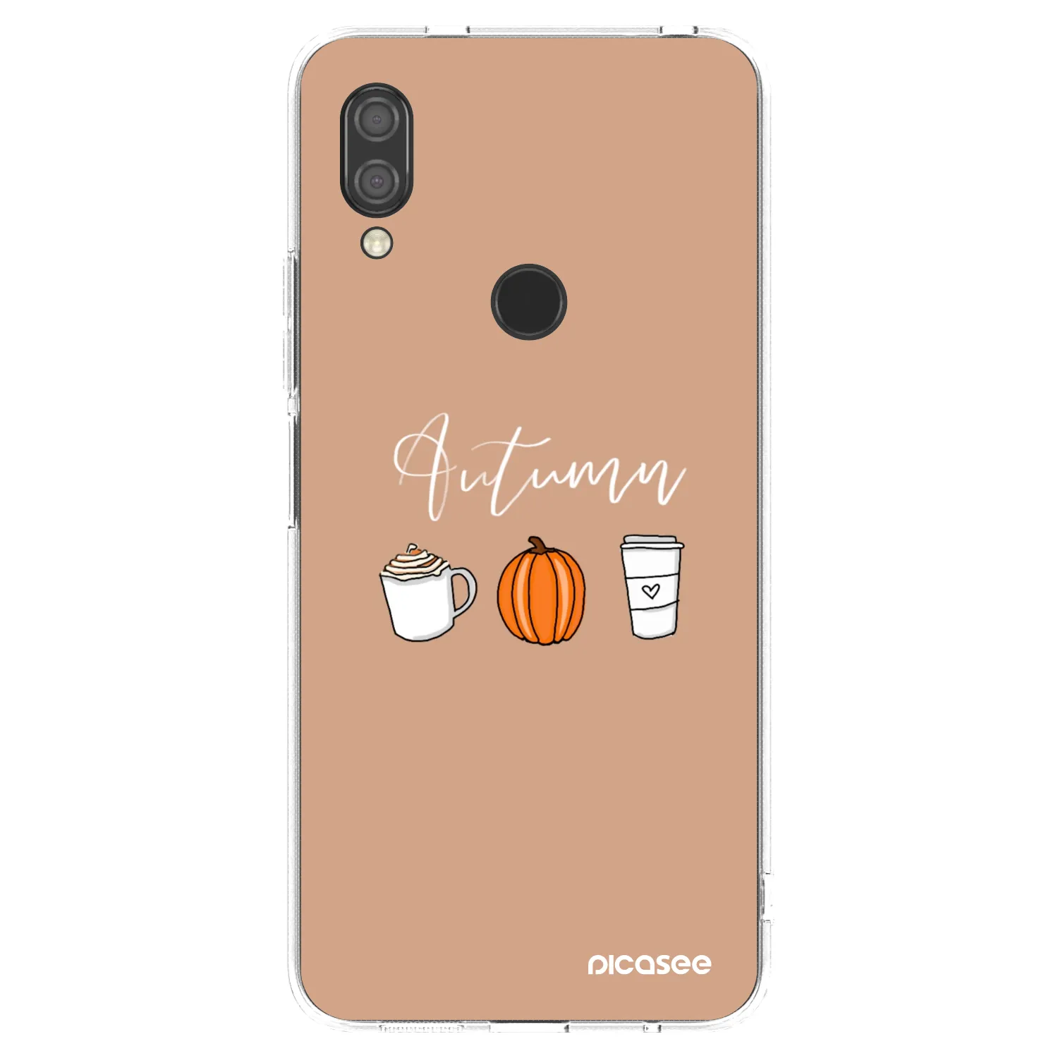 Picasee silikonowe przeźroczyste etui na Xiaomi Redmi 7 - Autumn