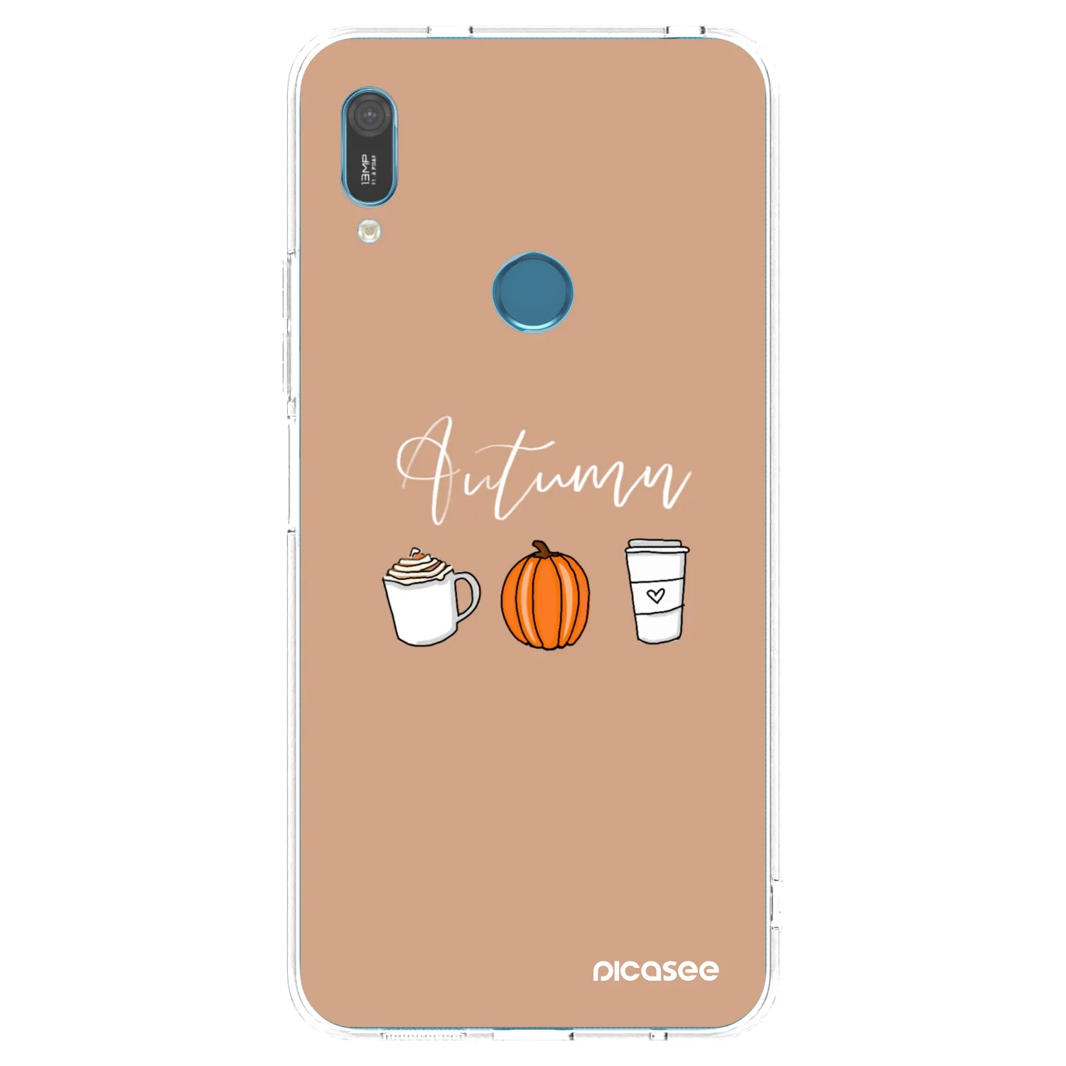 Picasee silikonowe przeźroczyste etui na Huawei Y6 2019 - Autumn