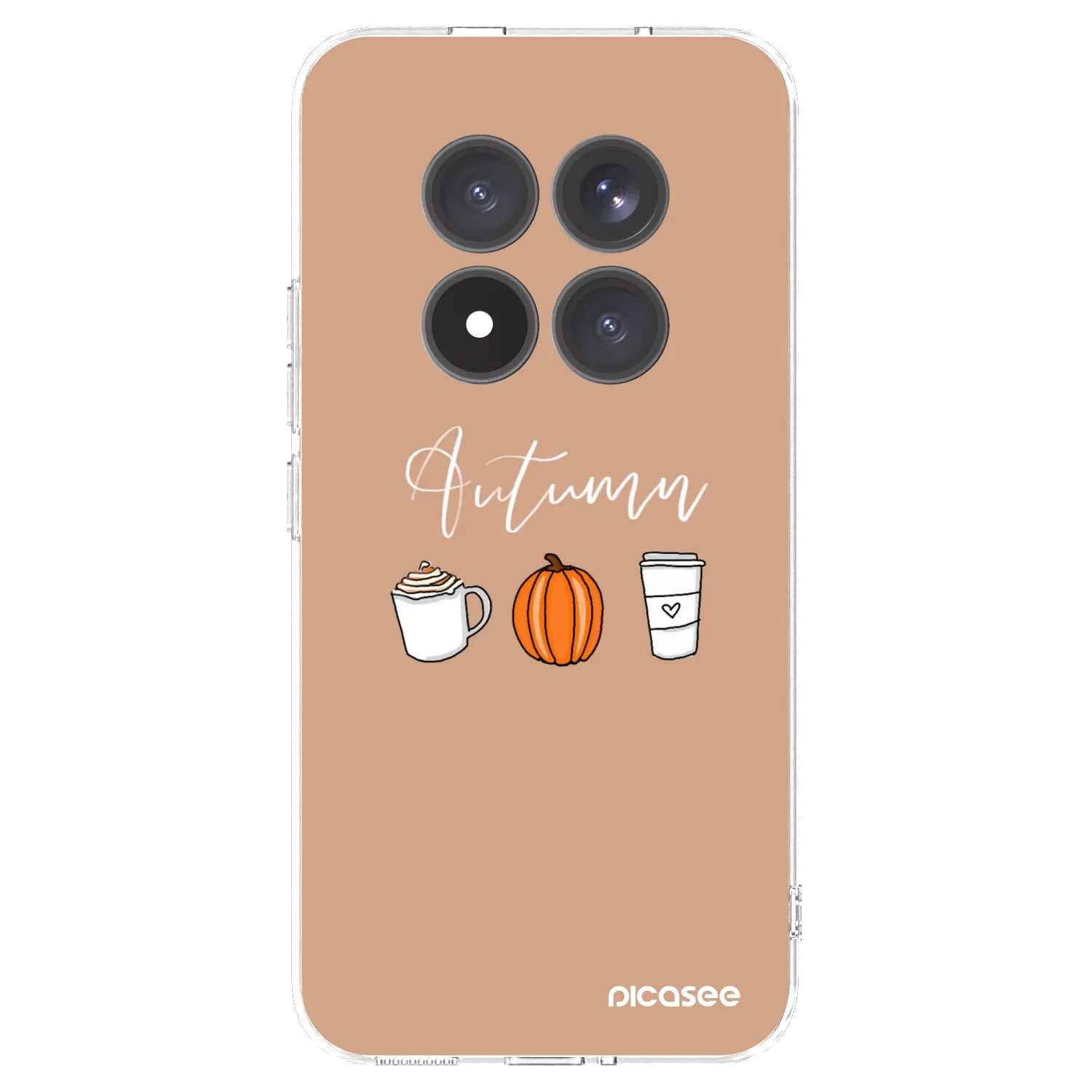 Picasee silikonowe przeźroczyste etui na Xiaomi Redmi Note 15 Pro+ - Autumn