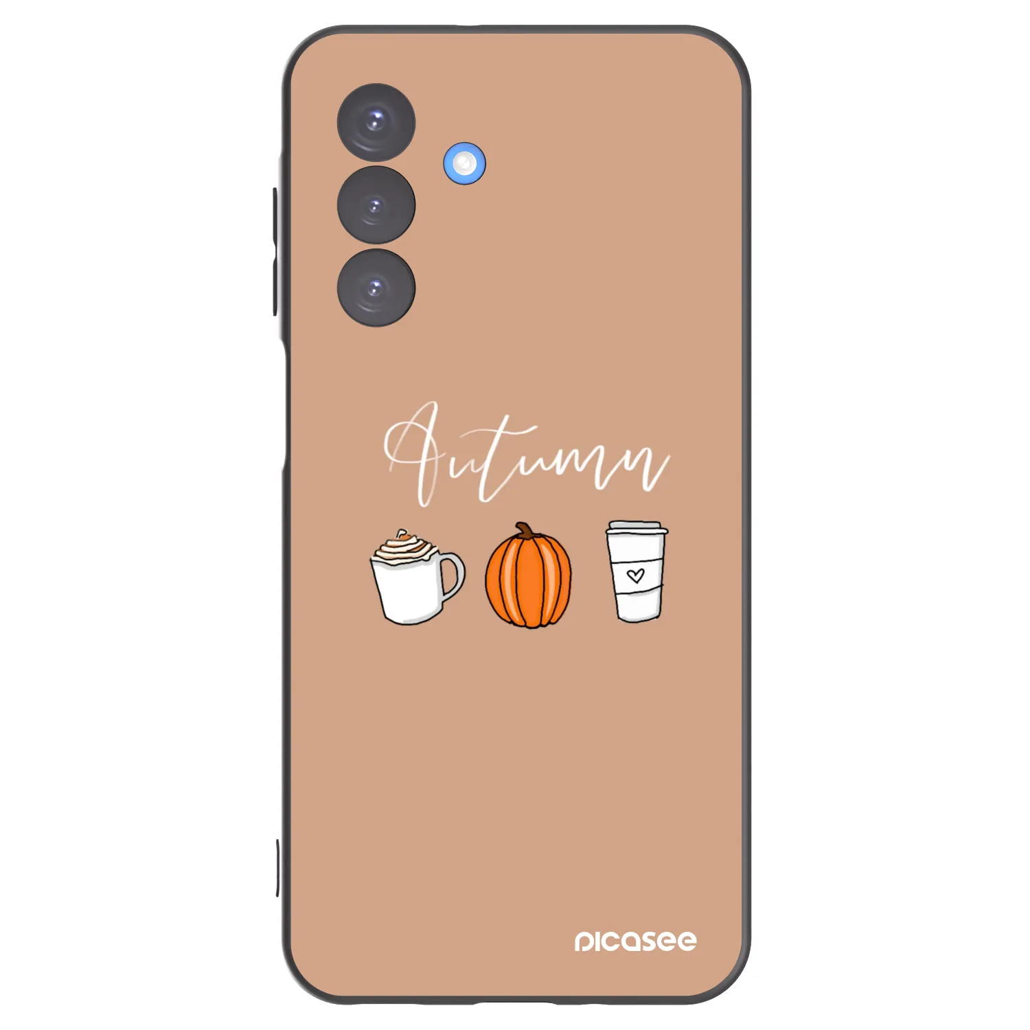 Picasee silikonowe czarne etui na Samsung Galaxy A17 5G - Autumn