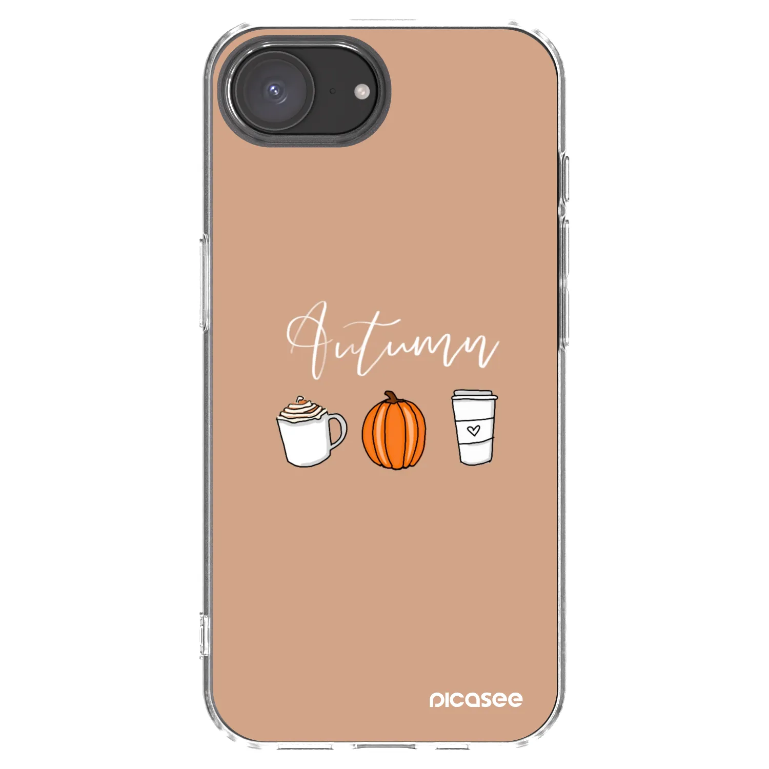 Picasee silikonowe przeźroczyste etui na Apple iPhone 17e - Autumn