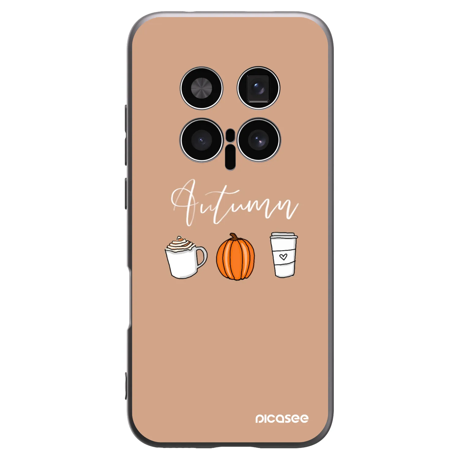 Picasee silikonowe czarne etui na Honor Magic8 Pro 5G - Autumn