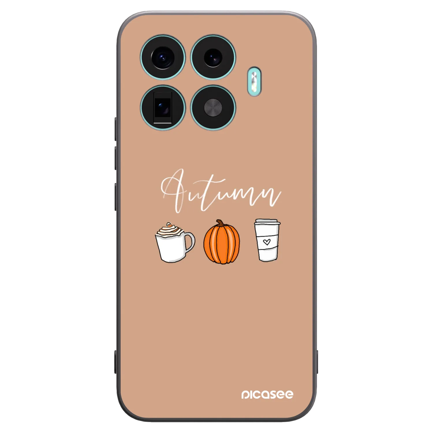 Picasee silikonowe czarne etui na Xiaomi 17T Pro - Autumn