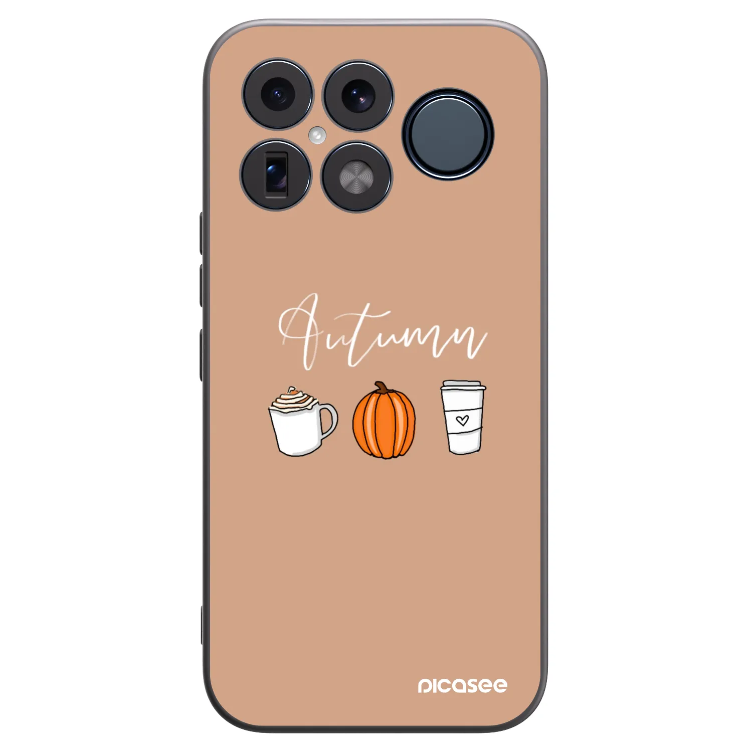 Picasee silikonowe czarne etui na Xiaomi Poco F8 Ultra - Autumn