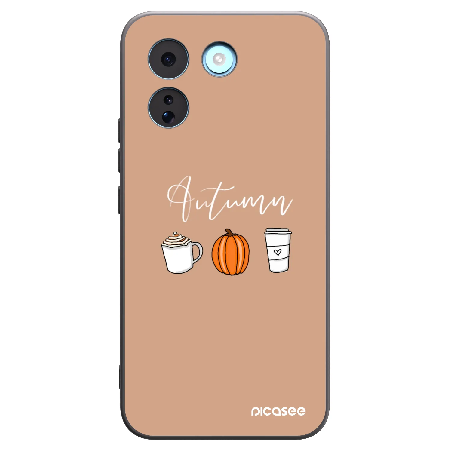 Picasee silikonowe czarne etui na Xiaomi Redmi Note 17 Pro MAX 5G - Autumn