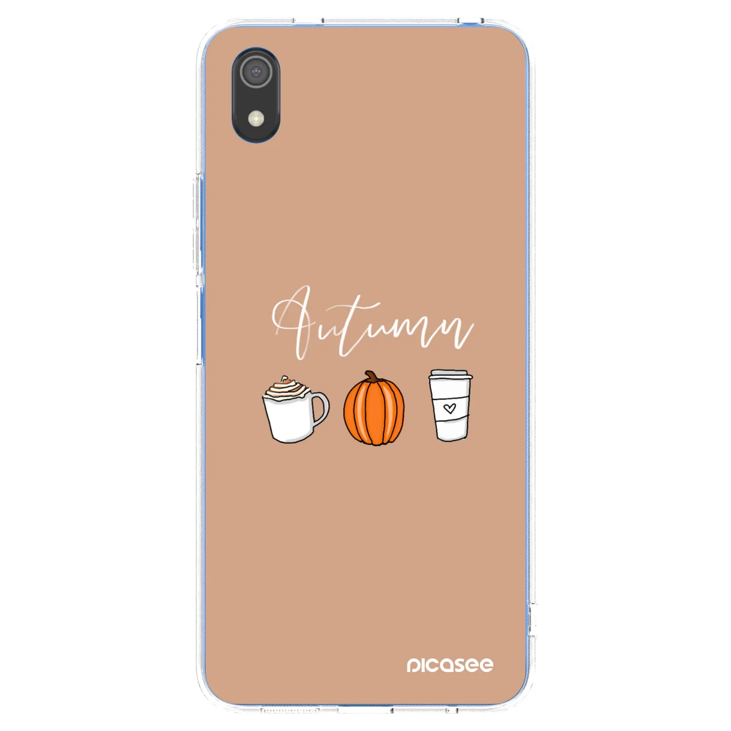 Picasee silikonowe przeźroczyste etui na Xiaomi Redmi 7A - Autumn