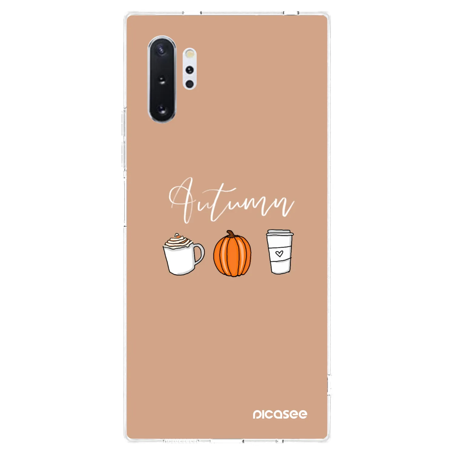 Picasee silikonowe przeźroczyste etui na Samsung Galaxy Note 10+ N975F - Autumn