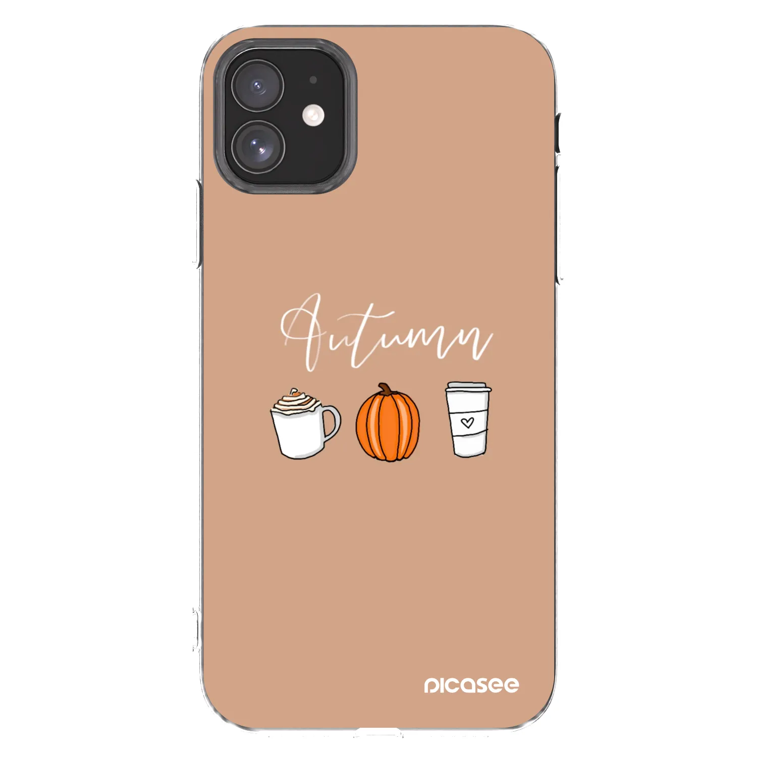 Picasee silikonowe przeźroczyste etui na Apple iPhone 11 - Autumn