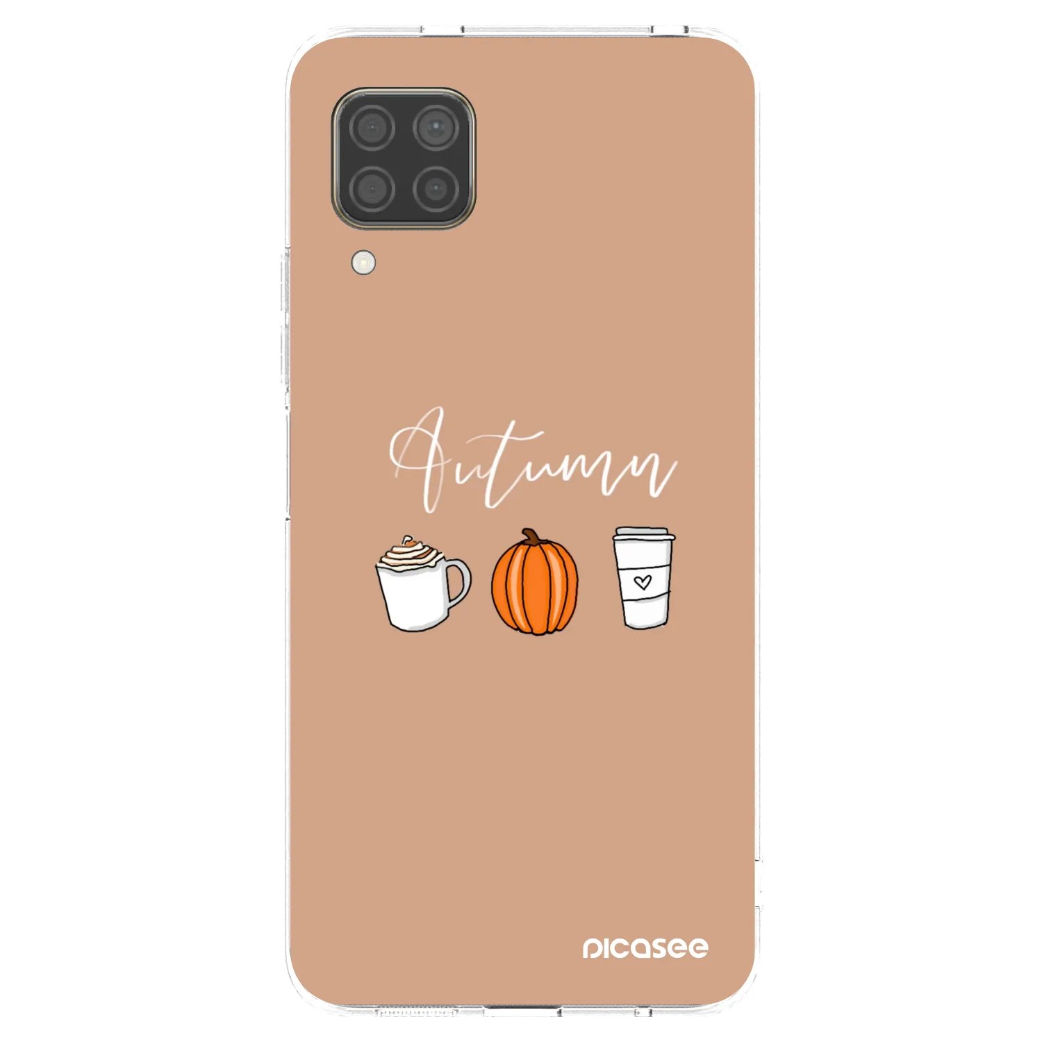 Picasee silikonowe przeźroczyste etui na Huawei P40 Lite - Autumn