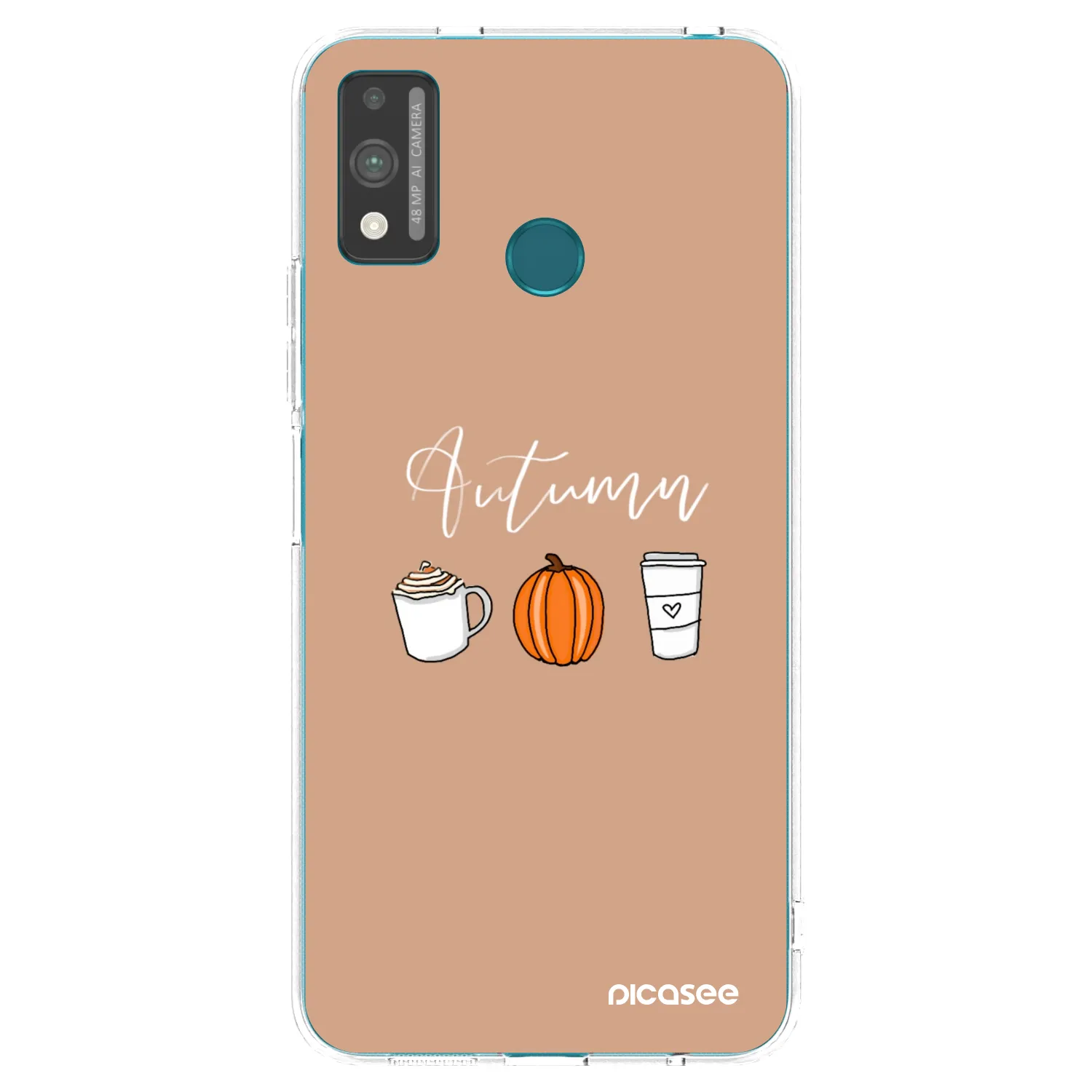 Picasee silikonowe przeźroczyste etui na Honor 9X Lite - Autumn