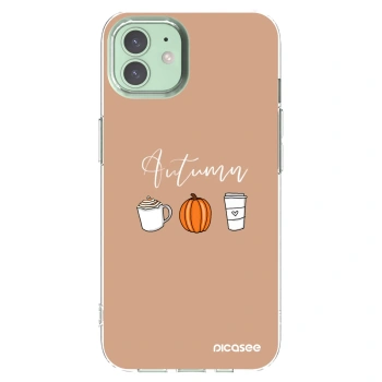 Picasee silikonowe przeźroczyste etui na Apple iPhone 12 Pro - Autumn