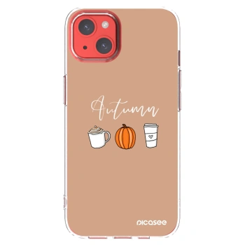 Picasee silikonowe przeźroczyste etui na Apple iPhone 13 - Autumn
