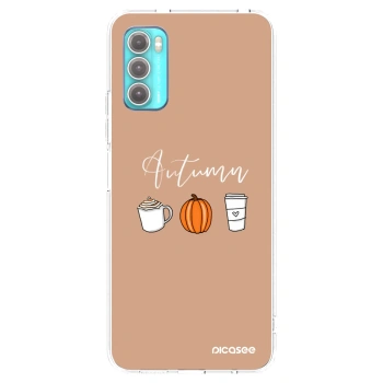 Picasee silikonowe przeźroczyste etui na Motorola Moto G60 - Autumn