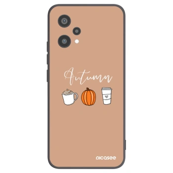 Picasee silikonowe czarne etui na Realme 9 Pro 5G - Autumn