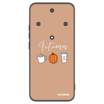 Picasee silikonowe czarne etui na Honor Magic5 Lite 5G - Autumn