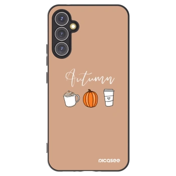 Picasee silikonowe czarne etui na Samsung Galaxy A34 5G A346B - Autumn