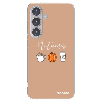 Picasee silikonowe przeźroczyste etui na Samsung Galaxy S24 S921B 5G - Autumn