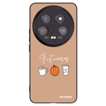 Picasee silikonowe czarne etui na Xiaomi 14 Ultra - Autumn