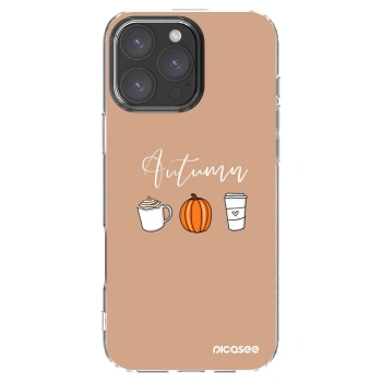 Picasee silikonowe przeźroczyste etui na Apple iPhone 16 Pro Max - Autumn