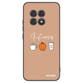 Picasee silikonowe czarne etui na OnePlus 13R 5G - Autumn