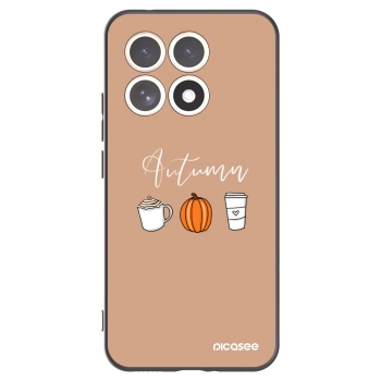Picasee silikonowe czarne etui na Xiaomi 15T - Autumn