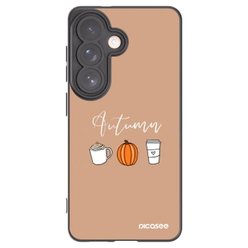 Picasee silikonowe czarne etui na Samsung Galaxy S26 - Autumn