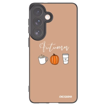 Picasee silikonowe czarne etui na Samsung Galaxy S26+ - Autumn