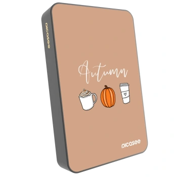 Picasee Powerbank z MagSafe 10 000 mAh Szary - Autumn
