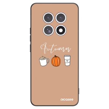 Picasee silikonowe czarne etui na Xiaomi Redmi Note 15 5G - Autumn
