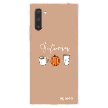 Picasee silikonowe przeźroczyste etui na Samsung Galaxy Note 10 N970F - Autumn