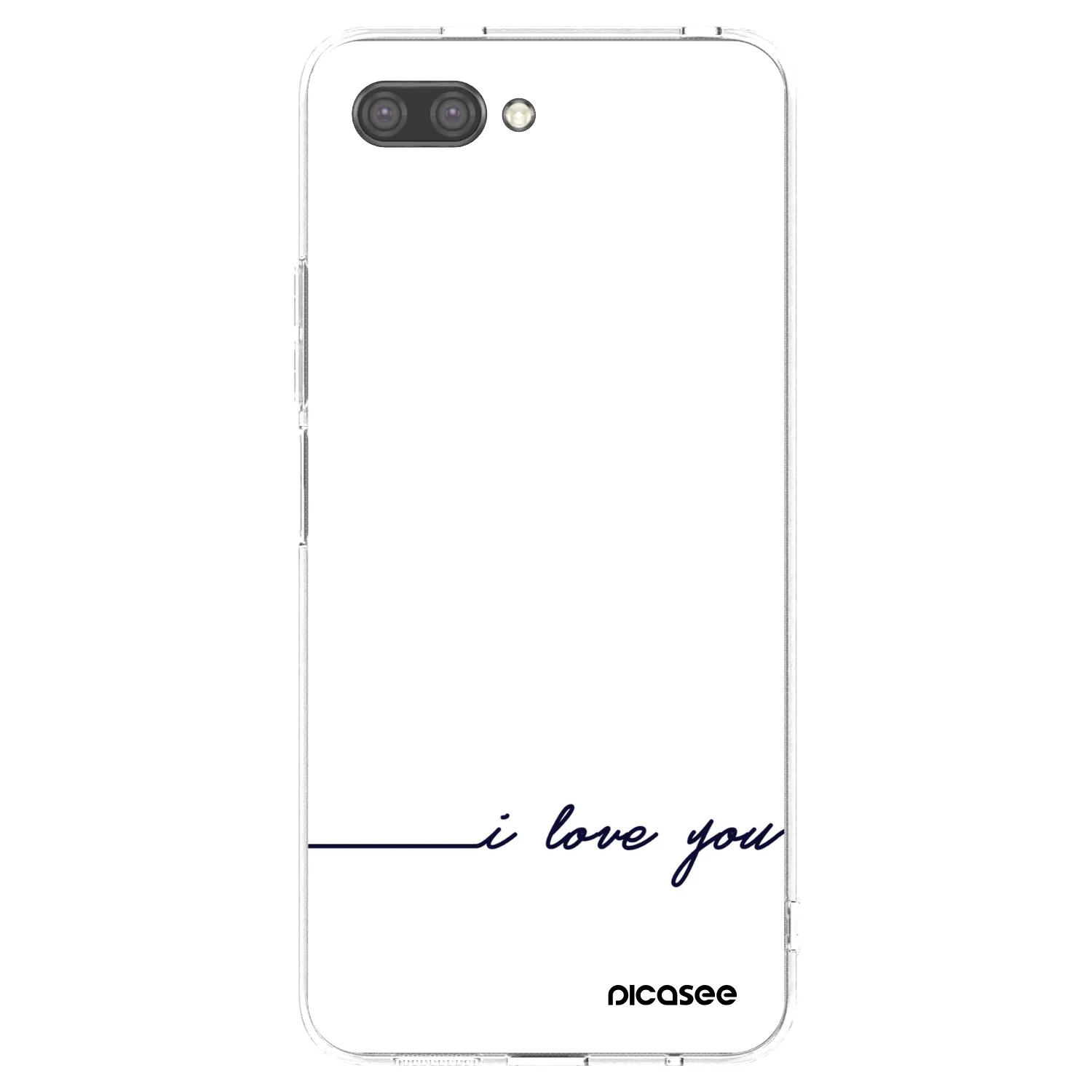 Picasee silikonowe przeźroczyste etui na Honor 10 - I love you
