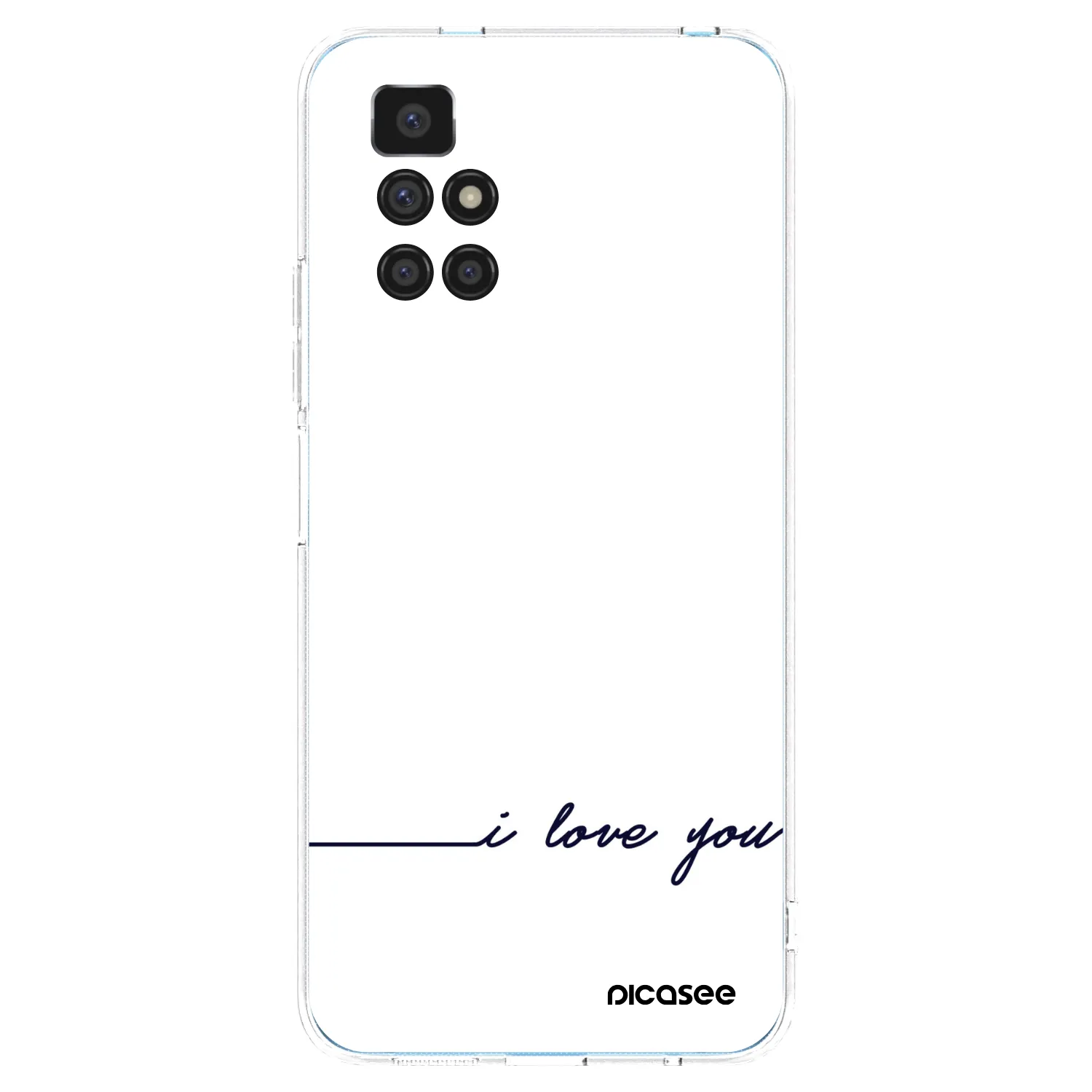 Picasee silikonowe przeźroczyste etui na Xiaomi Redmi 10 (2022) - I love you